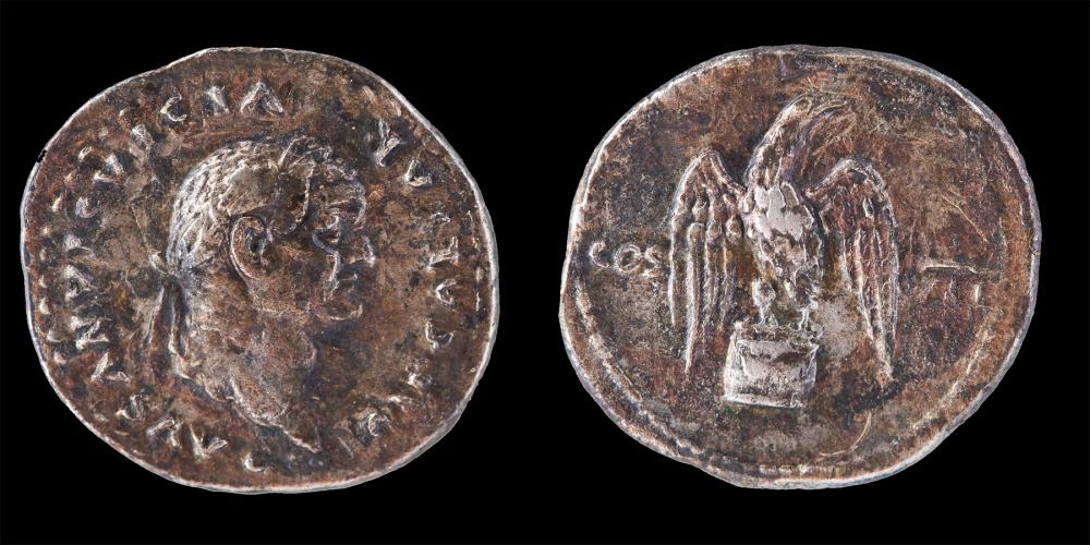 Αργυρό δηνάριο αυτοκράτορα Βεσπασιανού (69-79 μ.Χ.), Ρώμη, 97 μ.Χ.  