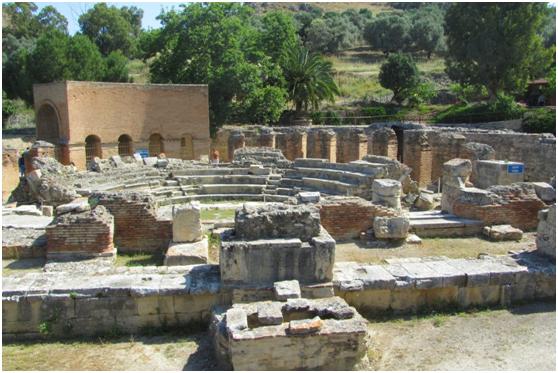 Ερείπια του ρωμαϊκού Ωδείου της Γόρτυνας